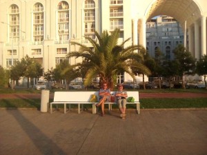 Batumi pludmales promenāde